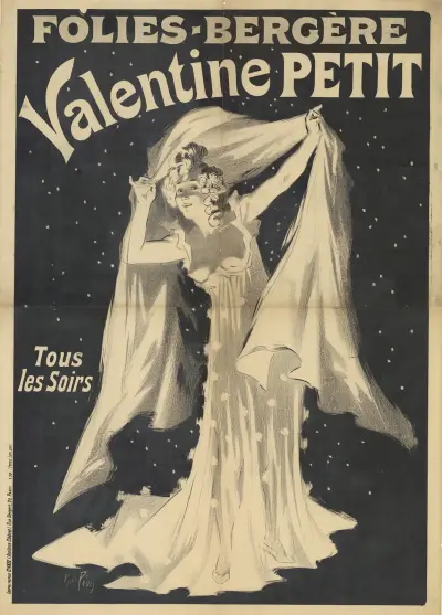 Folies-Bergère. Valentine Petit von René Péan