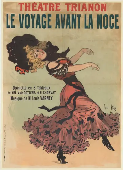 Théâtre Trianon. Le voyage avant la noce von René Péan