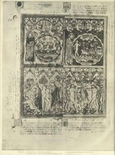 Kniha starozákonních ilustrací z poloviny třináctého století, tab. 02, Montague Rhodes James