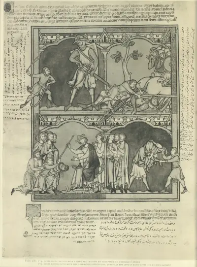 Ilustrace Starého zákona ze 13. století, tab. 56, Montague Rhodes James
