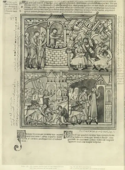 Ilustrace ke Starému zákonu z poloviny 13. století, pl. 30, Montague Rhodes James