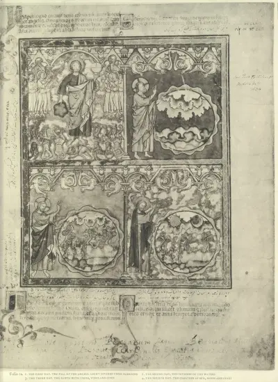 Ilustrace ke Starému zákonu ze poloviny 13. století, Pl. 01, Montague Rhodes James