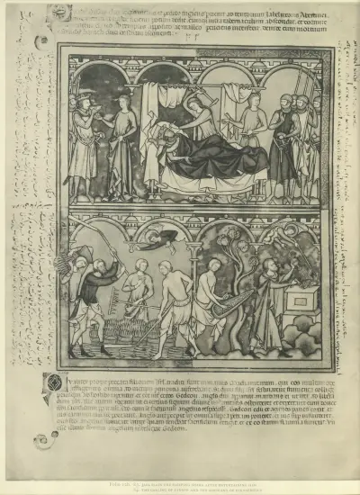 Ilustrace ke Starému zákonu z poloviny 13. století, pl. 24, Montague Rhodes James