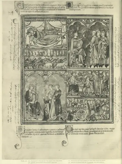 Ilustrace Starého zákona z poloviny 13. století, tab. 10, Montague Rhodes James