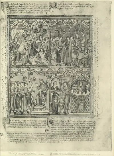 Kniha starozákonních ilustrací z poloviny 13. století, obr. 09, Montague Rhodes James