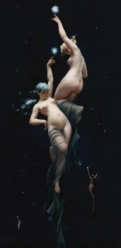 Schönheiten im Mondlicht von Luis Ricardo Falero
