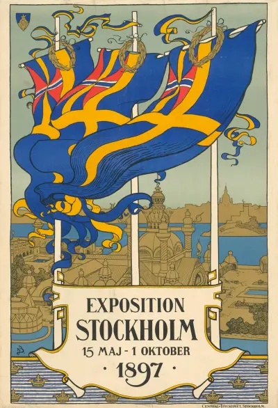 Allmänna Konst- och Industrie Utställningen Stockholm 1897, Richard Bergh