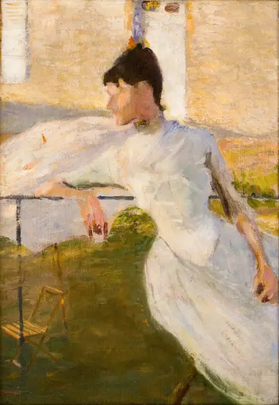 Porträtt av Julia Beck av Richard Bergh