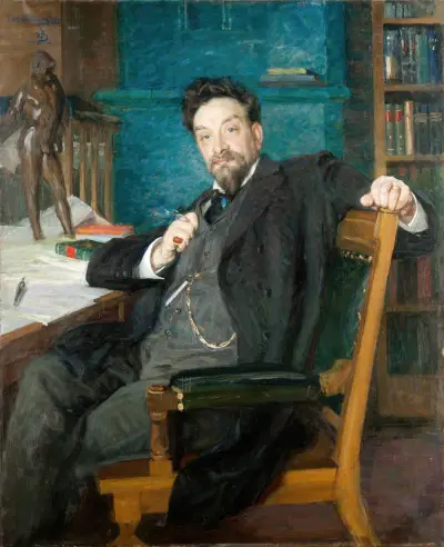 Professor Karl Warburg av Richard Bergh