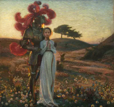 The Knight and the Maiden, Richard Bergh