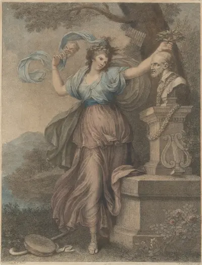 Mrs. Abington als Thalia von Richard Cosway