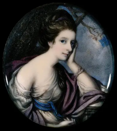 Porträt von Mrs. Floyd von Richard Cosway