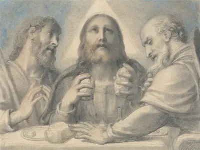 Das Abendmahl in Emmaus von Richard Cosway