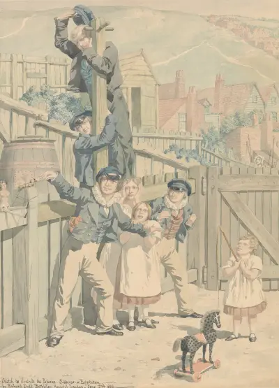 Skica k vášním; Napětí nebo očekávání, Richard Dadd
