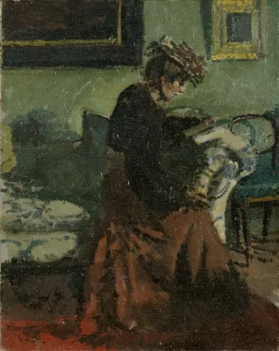 Easter Monday-Hélène Daurmont av Walter Richard Sickert