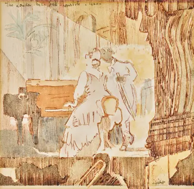 The London Music Hall, Shoreditch av Walter Richard Sickert