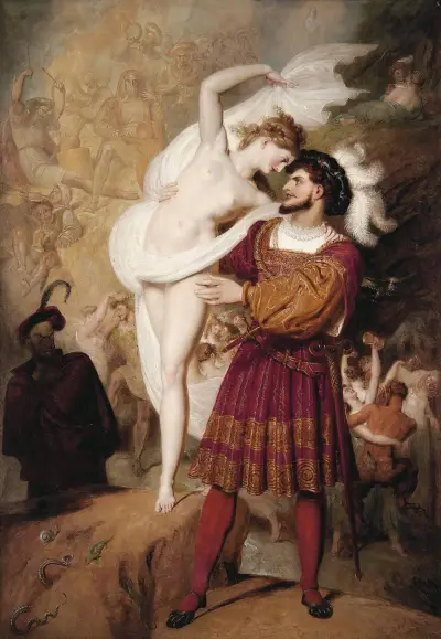 Faust And Lilith av Richard Westall