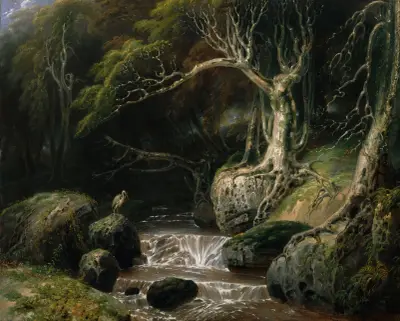 Landscape solitude av Richard Westall