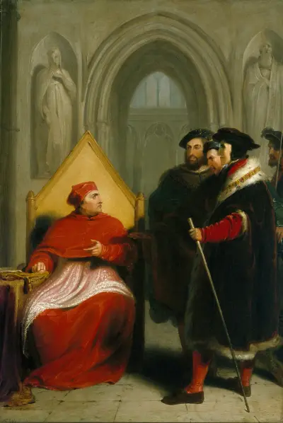 Wolsey disgraced av Richard Westall