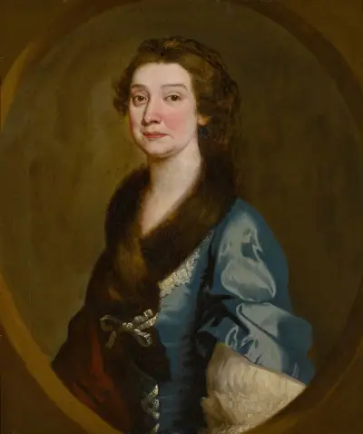 Portrait of a lady, probably Lady Martha Hicks, née Browne av Richard Wilson
