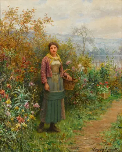 Ein Moment der Ruhe von Daniel Ridgway Knight