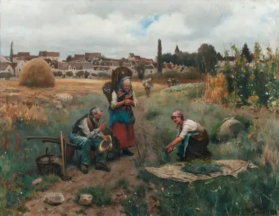 Ein Moment der Ruhe von Daniel Ridgway Knight