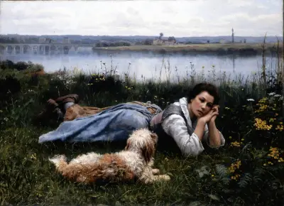 Tagtraum von Daniel Ridgway Knight