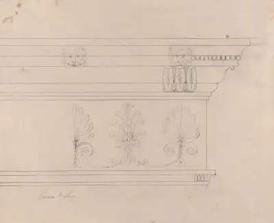 Headfort House: Cornice and Frieze av Robert Adam
