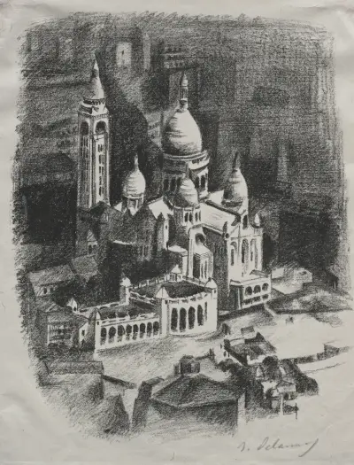 Allo Paris; Frontispiece to book von Robert Delaunay