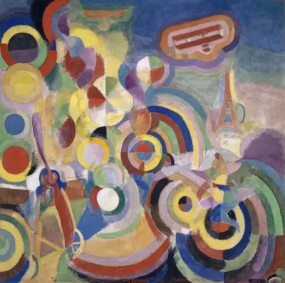 Homage to Blériot von Robert Delaunay