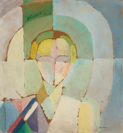 Portrait De Madame Heim von Robert Delaunay