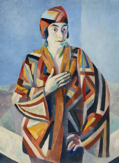 Portrait De Madame Mandel von Robert Delaunay