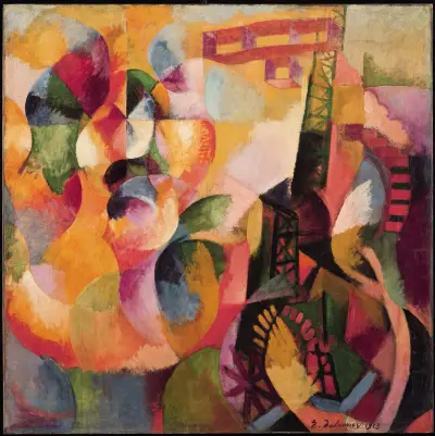 Soleil, tour, aéroplane (Sun, Tower, Airplane) von Robert Delaunay
