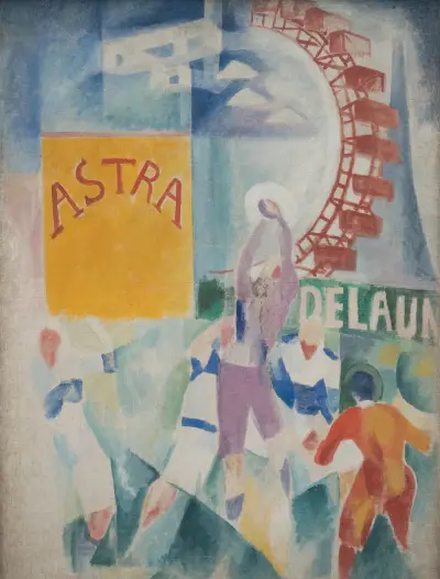 The Cardiff team von Robert Delaunay
