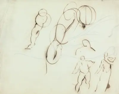 Figure studies. av Benjamin Robert Haydon