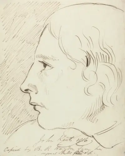 John Keats av Benjamin Robert Haydon