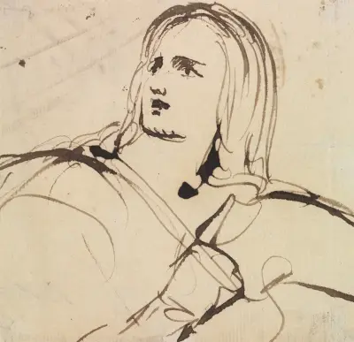 Study For, Christ’s Entry into Jerusalem. (1810 to 1820), 1810 – nr 1 av Benjamin Robert Haydon