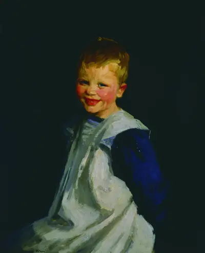 Dutch Girl Laughing av Robert Henri