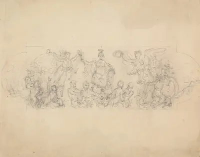 Allegorical Sketch of Victory av Robert Smirke