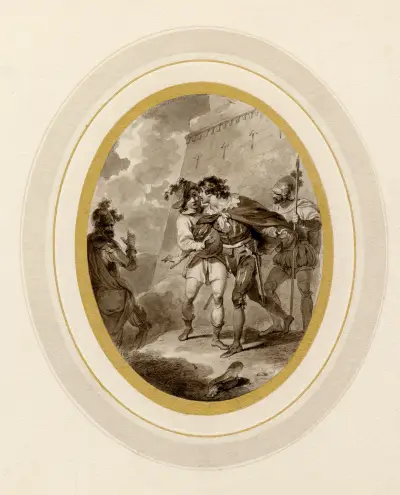 Hamlet, I, 4 av Robert Smirke