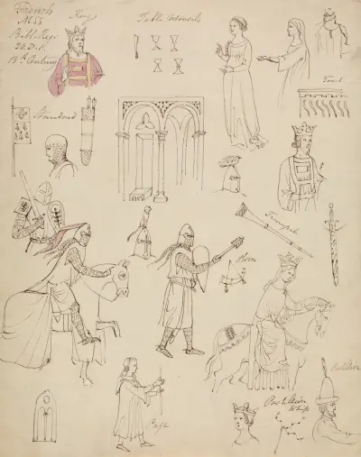 Studies from a Fench MSS Bible Register av Robert Smirke