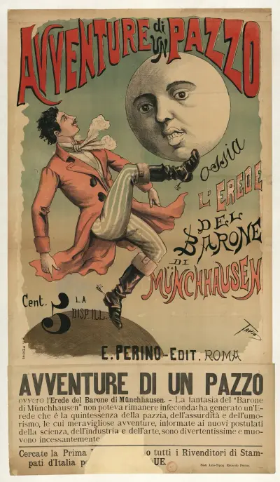 Aventure di un pazzo, ossia l’Erede del Barone di Münchhausen von Ottavio Rodella Tavio