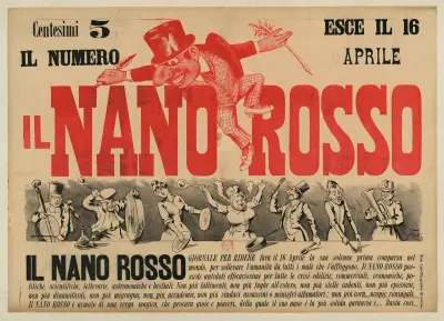 Il Nanno rosso, Scherzzeitung von Ottavio Rodella Tavio