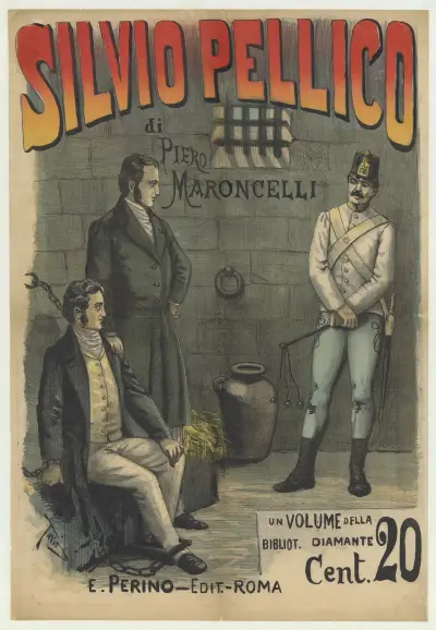 Silvio Pellico und Piero Maroncelli, ein Buchband von Ottavio Rodella Tavio