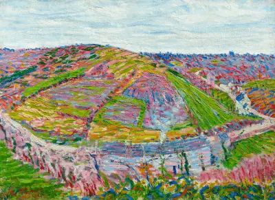 Paysage, Pont Aven av Roderic O'Conor