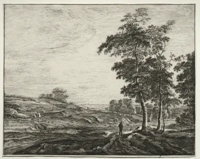 Peasant Seen from the Back av Roelant Roghman
