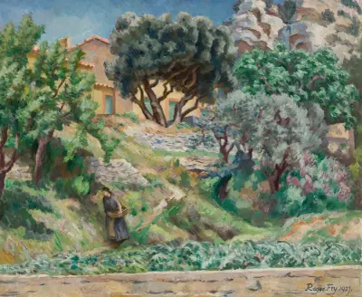 Provençal Landscape, St Rémy av Roger Fry