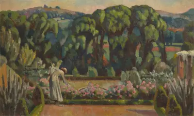 The Artist’s Garden at Durbins, Guildford av Roger Fry