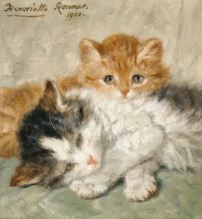 Sleepy Kittens av Henriëtte Ronner-Knip