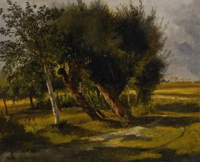 Bukiet drzew na łące, Rosa Bonheur